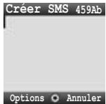 PANASONIC X401 - Création d'un message texte - 1