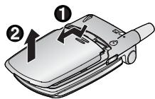PANASONIC X401 - Retrait de la batterie - 1