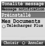 PANASONIC X401 - Tonalité message - 2