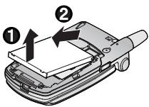 PANASONIC X401 - Retrait de la batterie - 2