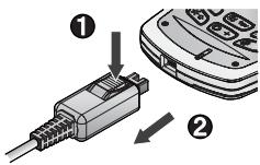 PANASONIC X401 - Chargement de la batterie - 2