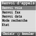 PANASONIC X401 - Dans le menu Appels - 1