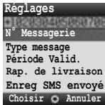 PANASONIC X401 - Définition du numéro de la messagerie - 1