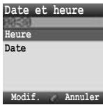 PANASONIC X401 - Réglage de la date et de l'heure - 2