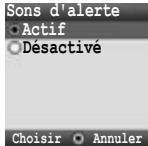 PANASONIC X401 - Dans le menu Profils - 4