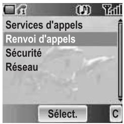 PANASONIC X500 - Renvoi d'appels - 1