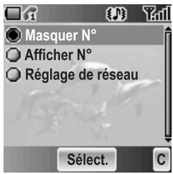 PANASONIC X500 - A partir du menu Services d'appels - 1