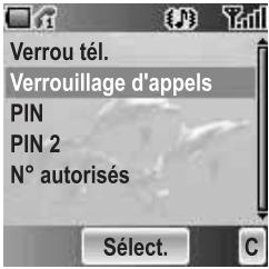 PANASONIC X500 - A partir du menu Sécurité - 1