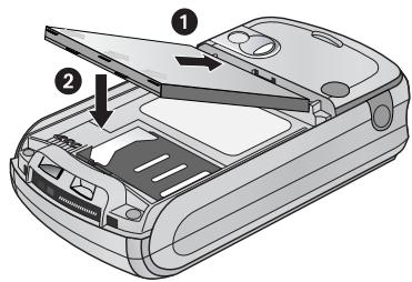 PANASONIC X500 - Mise en place de la batterie - 1