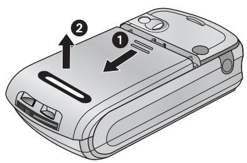 PANASONIC X500 - Retrait de la batterie - 1