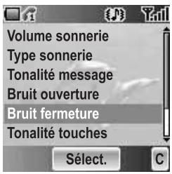 PANASONIC X500 - Bruit fermeture - 1