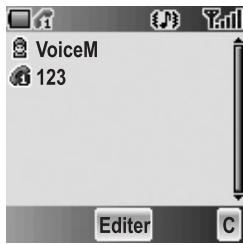 PANASONIC X500 - Editer un Message - 1