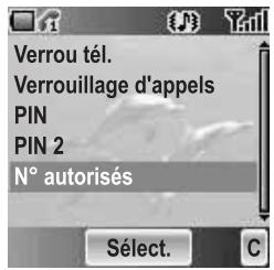 PANASONIC X500 - A partir du menu Sécurité - 1
