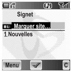PANASONIC X500 - Gestion des signets dans le Navigateur - 1