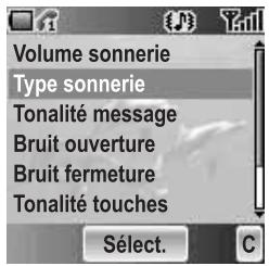 PANASONIC X500 - A partir du menu Bips - 1