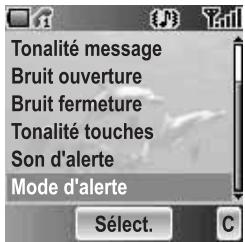 PANASONIC X500 - Mode d'alerte - 1
