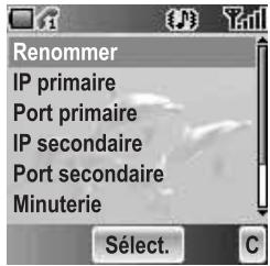 PANASONIC X500 - Paramètres - 1