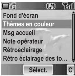 PANASONIC X500 - Thèmes en couleur - 1