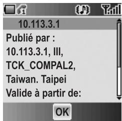 PANASONIC X500 - A partir du menu Jeux et applications - 1