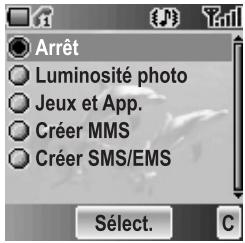 PANASONIC X500 - Menu à l'ouverture - 1