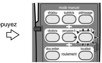 PANASONIC EP-1260W7 - Changement de technique de massage - 4