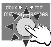 PANASONIC EP-1260W7 - Appuyez sur le bouton Massage jambes - 1