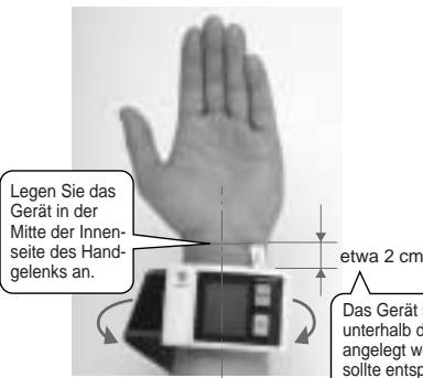 PANASONIC EW3004E2 - Manschette anlegen - 8