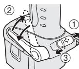 PANASONIC EY7270 - Die Riemenhaken-Winkelposition einstellen - 1
