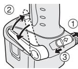 PANASONIC EY7270 - Regolazione dell'angolazione del gancio da cintura - 1