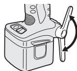 PANASONIC EY7270 - Die Riemenhaken-Winkelposition einstellen - 2