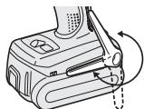 PANASONIC EY7440 - To Set the Belt Hook Angle Position - 2