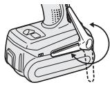 PANASONIC EY7440 - Instellen van de stand van de riemclip - 2