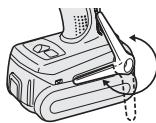 PANASONIC EY7440 - Die Riemenhaken-Winkel-position einstellen - 2