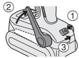 PANASONIC EY7440 - To Set the Belt Hook Angle Position - 1