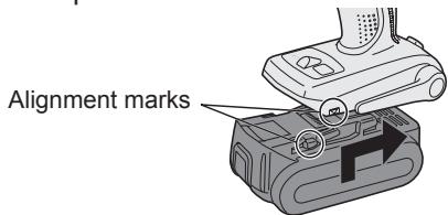 PANASONIC EY7440 - To connect the battery pack: - 1