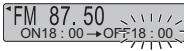 PANASONIC RF-U350 - Régler les temps de minuterie - 8