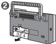 PANASONIC RF-U350 - Utilisation de piles sèches (non fournies) - 6