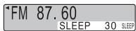 PANASONIC RF-U700 - Verwendung des Einschlaf-Timers - 1