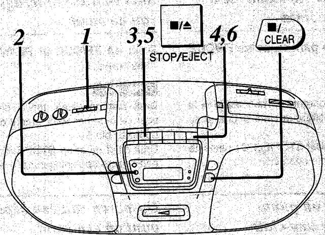 PANASONIC RX-DS15 - Arrêt de l'enregistrement: A - 1
