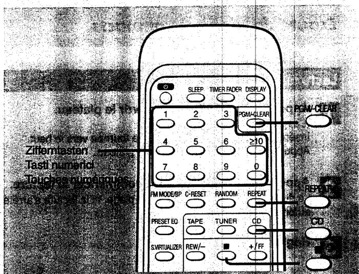 PANASONIC RX-ES20 - Pour effectuer une détection de plage vers l'avant ou l'arrière - 1