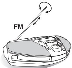 PANASONIC RX-ES23 - Pour améliorer la qualité acoustique de la FM - 1