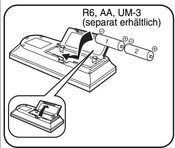 R6, AA, UM-3 (separat erhältlich)