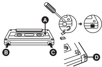 PANASONIC RX-ES29 - Protection contre l'effacement - 1