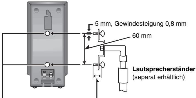 PANASONIC SC-HT335 - ■ Befestigung an Laatsprecherständern (separatehaltlich) - 1
