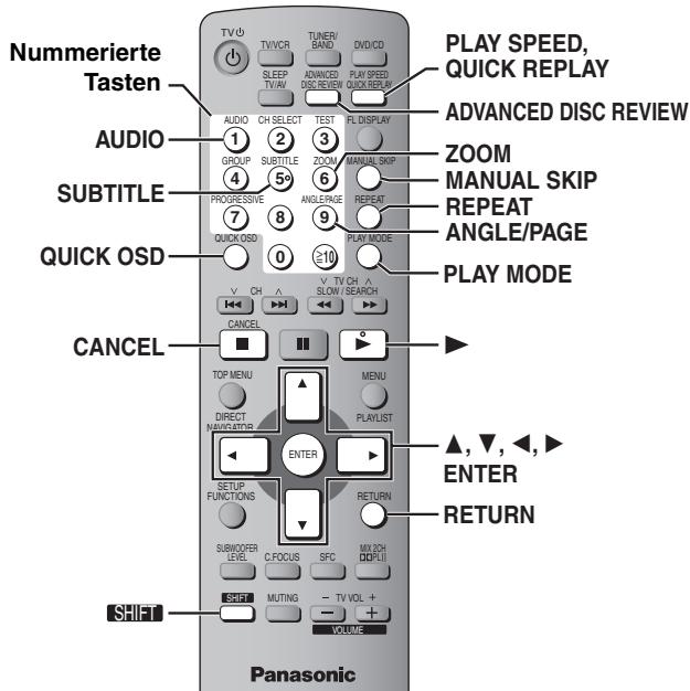 PANASONIC SC-HT335 - Verwendend der Fernbedienung - 2
