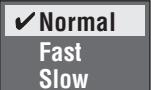 PANASONIC SC-HT335 - Premere [SHIFT]+[PLAY SPEED] più volte per selezionare“Normal”, “Fast” o “Slow”. - 2