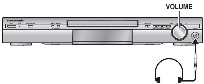 PANASONIC SC-HT335 - Ridurre il volume e collegare la cuffia (non fornita). - 1