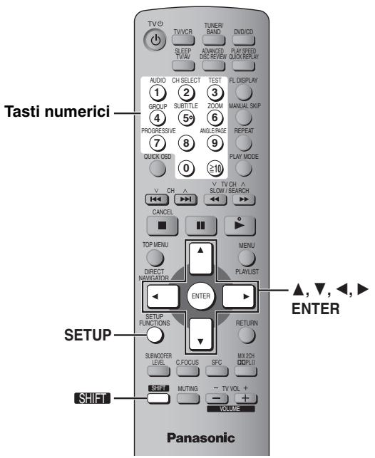 PANASONIC SC-HT335 - Other Menu (Menu Altro) - 1