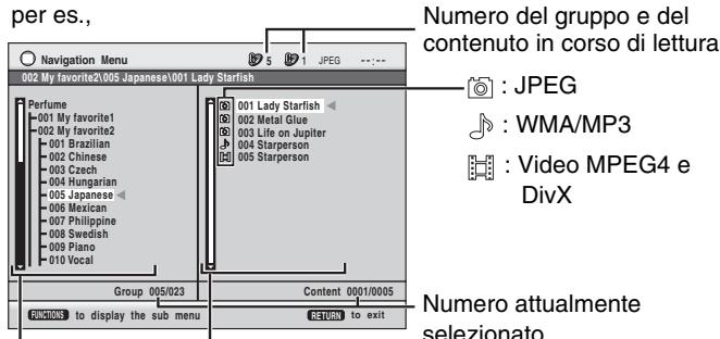 PANASONIC SC-HT335 - Per riproduire nell'ordine i contentuti del gruppo Premere [ENTER]. - 1