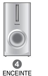PANASONIC SC-HT335 - Autres options pour installer les enceintes ( page 26) - 4